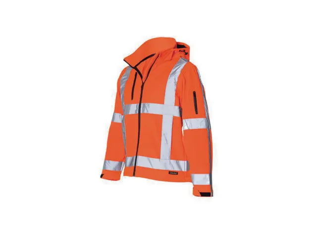 Intersafe Infra-line hi-vis softshell vest, fluo oranje, maat 7XL, per