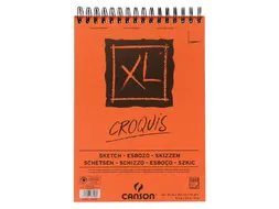 Schetspapier Canson XL Sketch 120vel 90gr A4 ivoorwit
