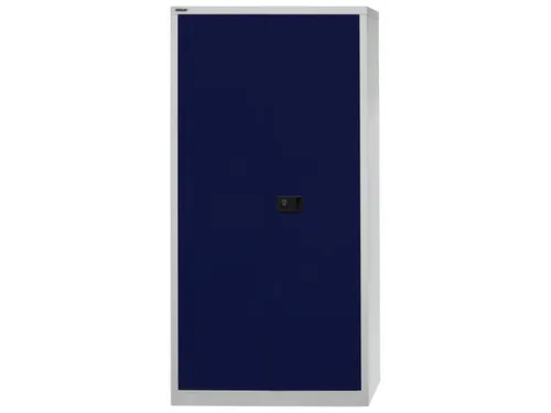 kantoorkast openslaande deuren HxBxD 1950x914x500mm Stalen Grijs Blauw