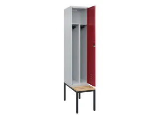 locker voor scheiding van kleding,HxBxD 2120x400x815mm,1vak - 2