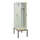locker met bank,voor scheiding van kleding,HxBxD 2120x600x815mm,2vak