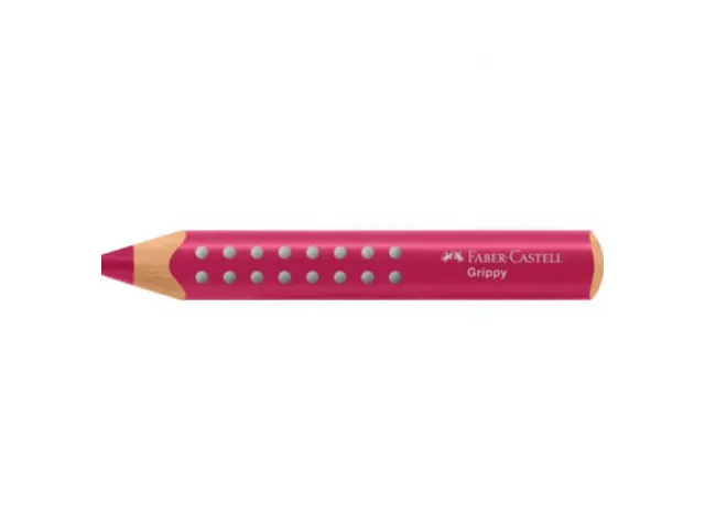 Crayon de couleur Faber-Castell Grippy XXL Jumbo Rouge framboise