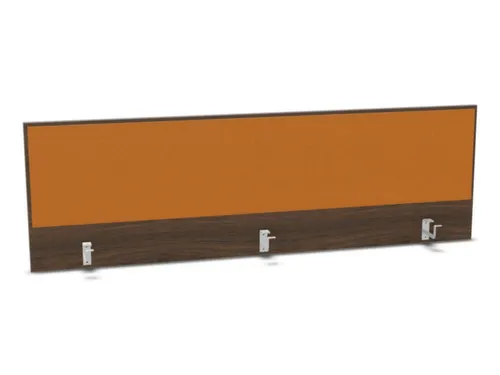 opzetpaneel bureau aanbouw achter NV bruin hickory BN3005-geel 1800mm