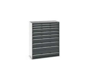ladekast HxBxD 1600x1300x650mm 9laden zware lasten RAL7035 RAL7016 - 8