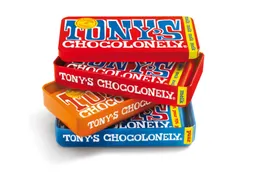 Chocolade Tony's Chocolonely Reep 3x 180 gram in Blik