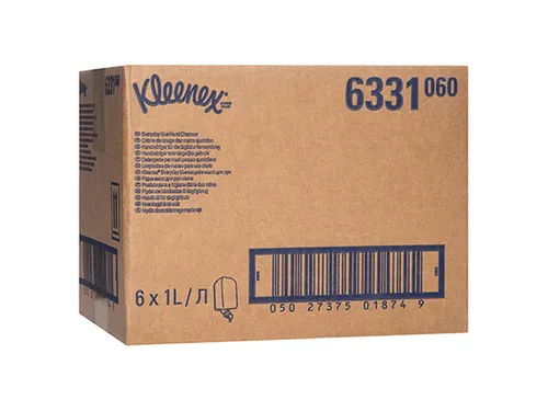 Kleenex 6331 Zeepvulling handreiniger roze 1 Liter doos 6 flacons