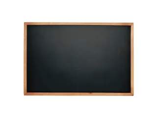 Krijtbord Seco A2 zwart met lijst - 1