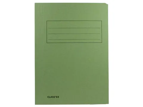 3 Klepsmap A4 300 Gram Groen