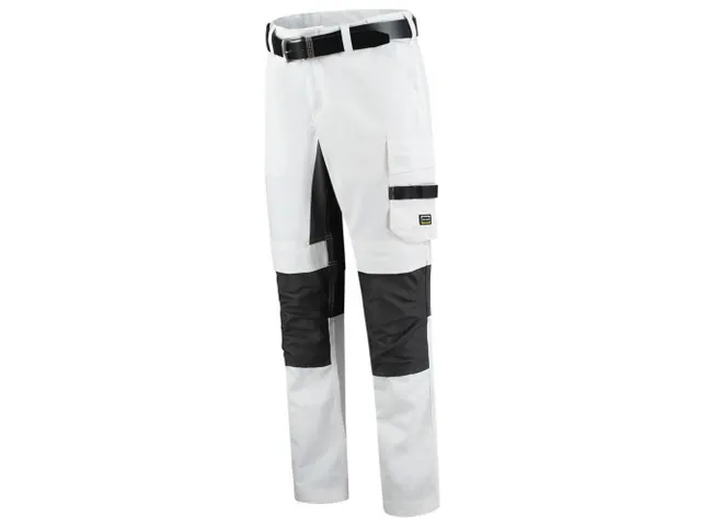 Tricorp Twill Cordura Stretch 502016 schildersbroek, wit/grijs, maat 5