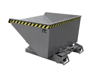 kiepbak,HxLxB 1125x1920x1095mm,1,2m³,draagverm. 1500kg,RAL7005 - 2