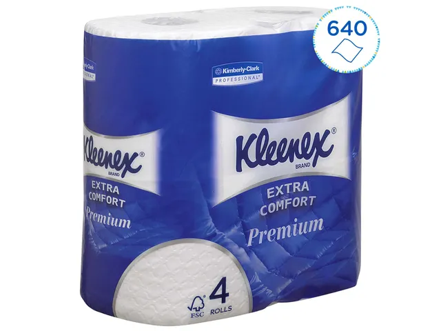 Toiletpapier Kleenex 4-laags 160vel wit 8484