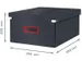 Cosy Click & Store grote opbergdoos grijs 85% gerecycled karton