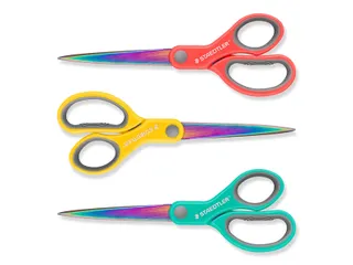 Schaar Staedtler Norix 21cm 3 kleuren assorti rechtshandig - 6