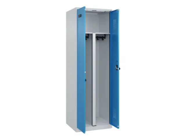 PBM-locker,HxBxD 1850x600x500mm,2vak,vak B 300mm,draaigrendel