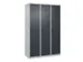 locker voor scheiding van kleding,HxBxD 1850x1200x500mm,3vak