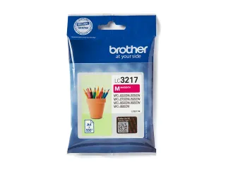 Inktcartridge Brother LC-3217M rood - 1