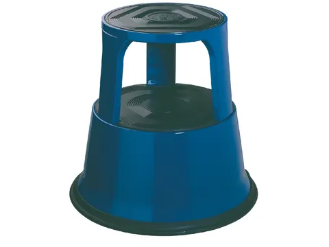 Opstapkruk Desq 420mm metaal blauw