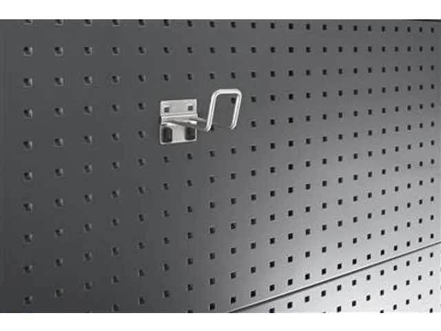 beugelhaak,v. perfoplaat,L 150mm