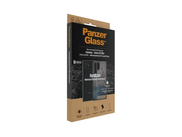 PanzerGlass HardCase Samsung Galaxy S22 Ultra 5G - Smokey Black, Ho