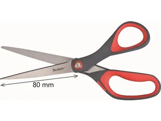 Schaar Scotch 20cm precision rood blister - 8