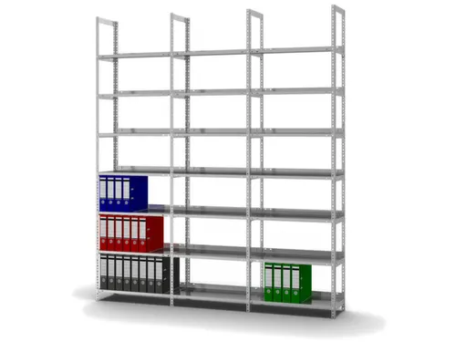 dossierstelling,grondveld,HxBxD 2550x750x300mm,vaklast 60kg