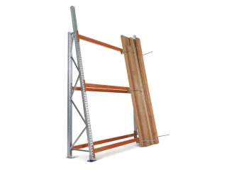magazijnrek voor profielen,grondveld,tweezijdig,HxBxD 3300x2700x1400mm - 4
