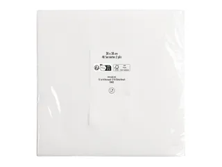 Servet Pronappe 1/4 vouw 2-laags 380x380mm 40 vel wit - 6