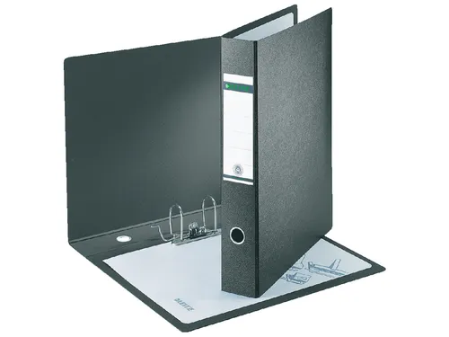 Ordner Leitz 1072 A3 77mm staand karton gewolkt zwart