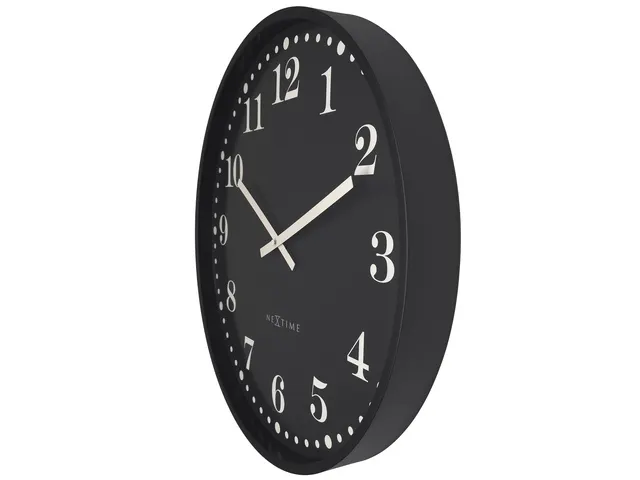 Horloge murale NeXtime Dickens Large 50cm noir