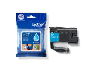 Inktcartridge Brother LC-521C blauw - 1
