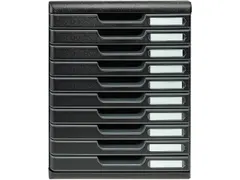 Ladenblok MODULO A4 10 laden Ecoblack Zwart