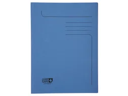 Dossiermap Exacompta Clean'Safe 2kleppen blauw 5 stuks