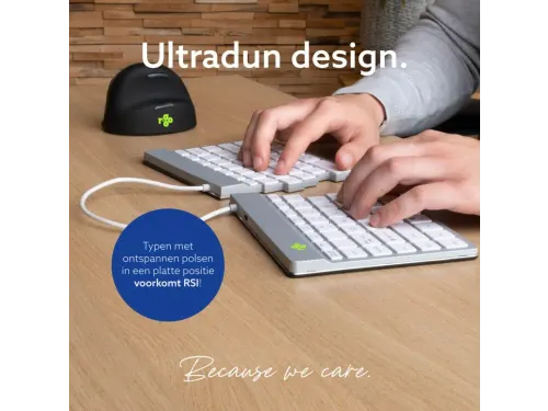 Toetsenbord R-Go Split Break QWERTY WL Wit