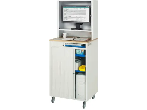 pc-kast,HxBxD 1810x720x660mm,monitorvak,toetsenbord-/muisblad