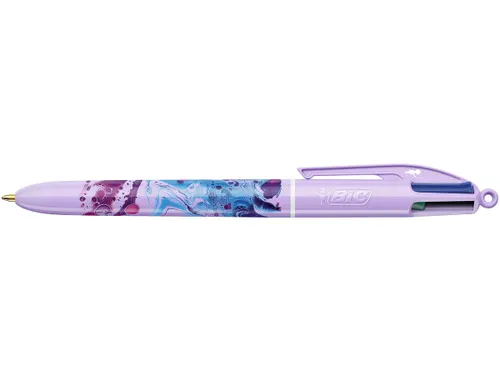 BIC Colours Hydro Purple 4-kleurenbalpen medium