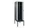locker met bank,voor scheiding van kleding,HxBxD 2120x600x815mm,2vak