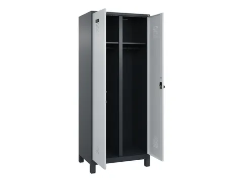 locker voor scheiding van kleding,HxBxD 1950x800x500mm,2vak