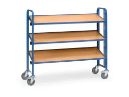 Bakkenwagen 2883 250kg 1240x415mm 3 Etages Hout Ral5007