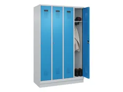 locker,HxBxD 1950x1200x500mm,4vak,vak B 300mm,cil.-slot,sokkel