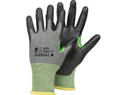 Tegera 8845 snijbestendige handschoenen, zwart/groen/grijs, maat 10, p