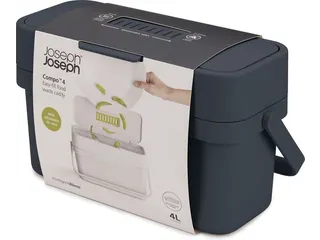 Joseph Joseph Compo Food Afvalemmer 4 Liter Grijs - 5