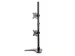 Bras écran Fellowes Seasa double vertical sur pied noir