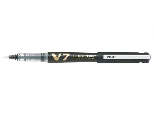 Rollerpen Pilot Hi-Tecpoint V7 Cartridge System Begreen 0.7mm Zwart