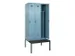 locker met bank,voor scheiding van kleding,HxBxD 2120x900x815mm,3vak