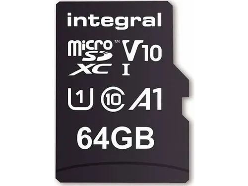 Geheugenkaart Integral microSDXC V10 64GB