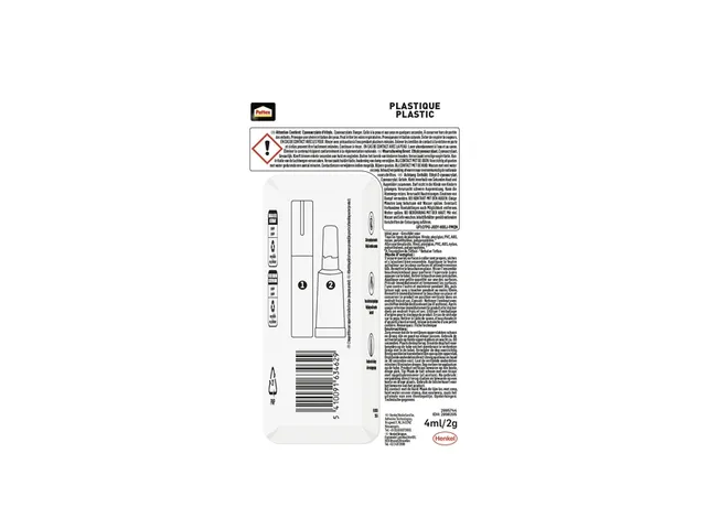 Secondenlijm Pattex all plastic tube 2 gram op blister