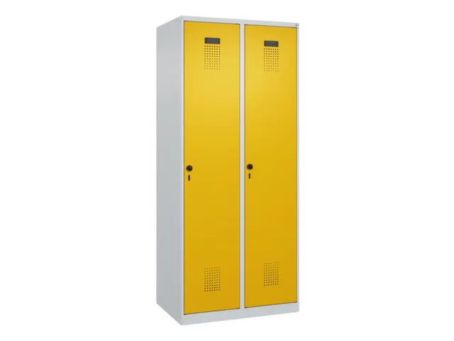 locker voor scheiding van kleding,HxBxD 1850x800x500mm,2vak