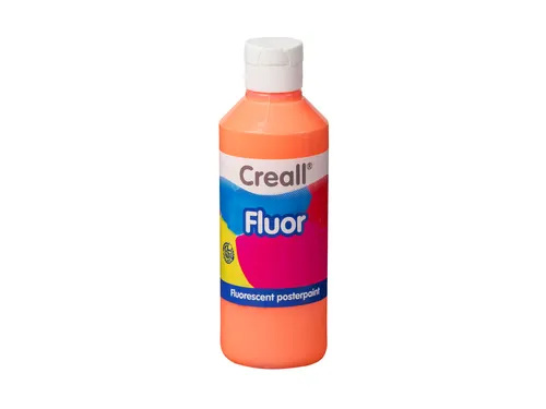 Plakkaatverf Creall fluor oranje 250ml