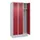 locker voor scheiding van kleding,HxBxD 1950x900x500mm,3vak