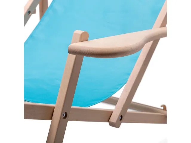 Strandstoel Relax Comfort beukenhout te personaliseren met print